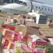 United Airline Donates Relief Materials To Flood Victims 
