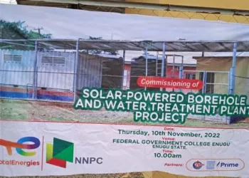 NNPC, TotalEnergies Donate Solar-Powered Borehole Laboratory In Enugu