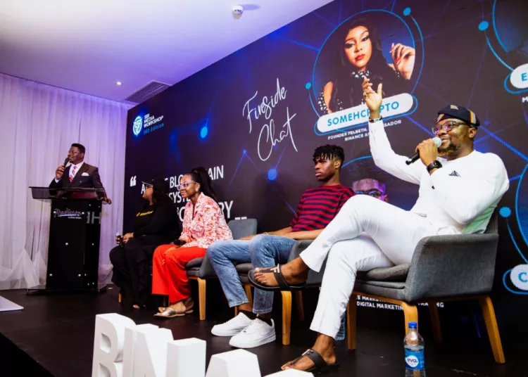 Fireside chat with thought tech industry thought leaders at the third edition of SBI Media Workshop, in Lagos.