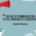 Imperatives Of Good Communication Skills For Leadership