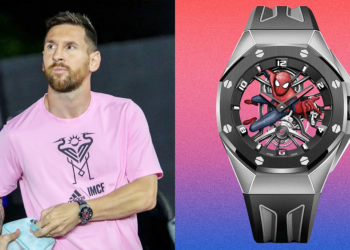 Messi wears $215,000 Spider-Man designers’ wristwatch
