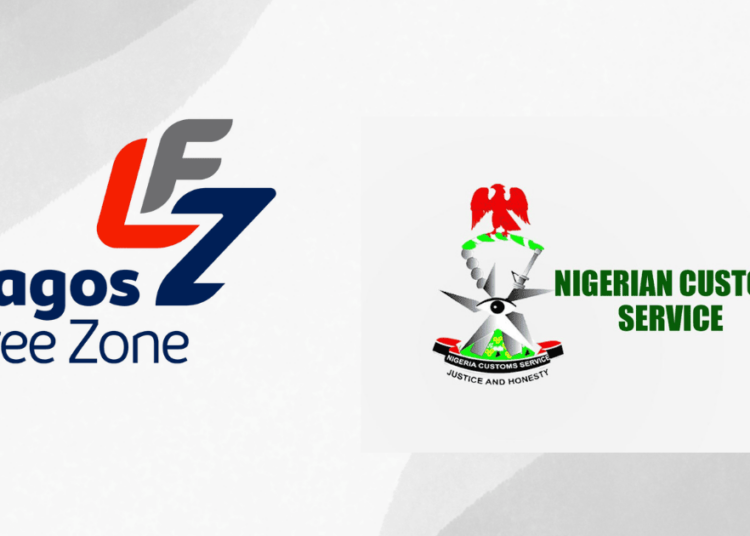 LFZ& NIGERIA CUSTOM SERVICE LOGO