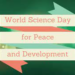 Developing Through Science And Peace