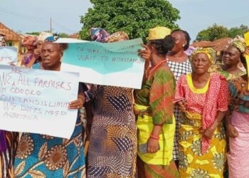 Women Protest Alleged Destruction Of Farmlands By Firm In Ekiti