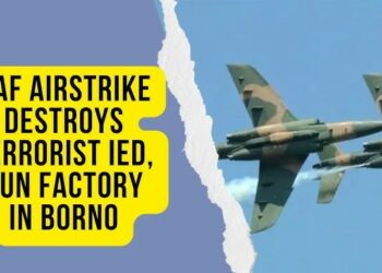 NAF Destroy Terrorist’s IED Factory, Gun Trucks In Borno