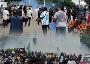 Police Fire Tear Gas As Protesters Demand Nnamdi Kanu”s Release