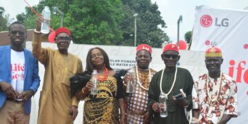 LG Electronics Commissions Solar Borehole, Free Laundry Service In Aba Community
